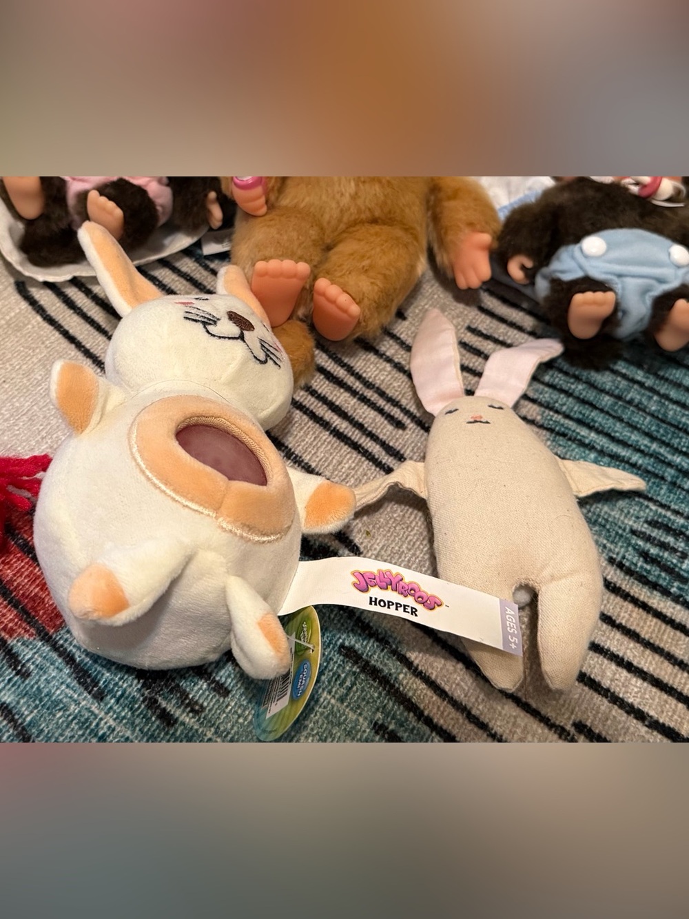 Jellyroos Rabbit and Meri Meri Bunny
